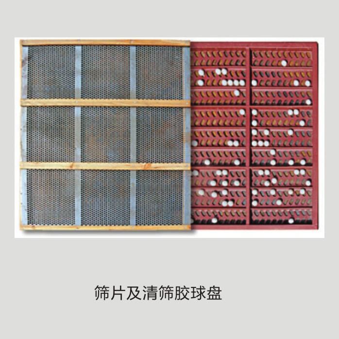 篩片及清篩膠球盤